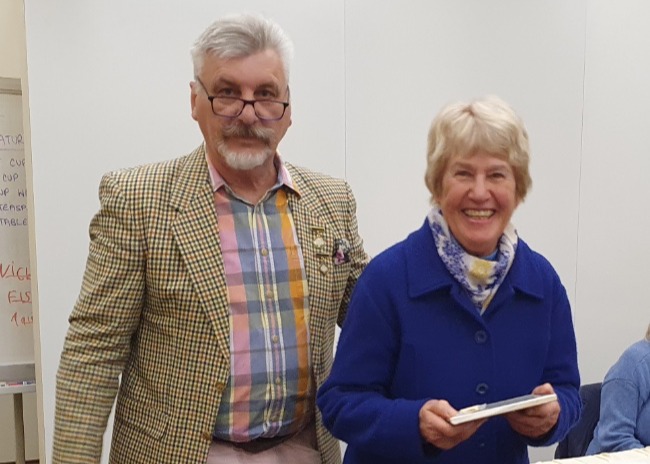 Sue Zwar accepting on behalf of Geoff Eckermann